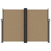 vidaXL Retractable Side Awning Taupe 180x1200 cm