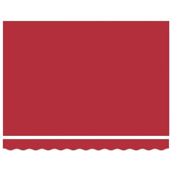 vidaXL Retractable Awning Manual Red 300 x 250 cm Polyester and Metal