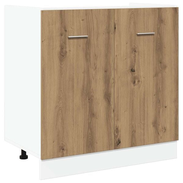 vidaXL Sink Bottom Cabinet Lyon Artisan Oak 80x46x81.5 cm Engineered Wood