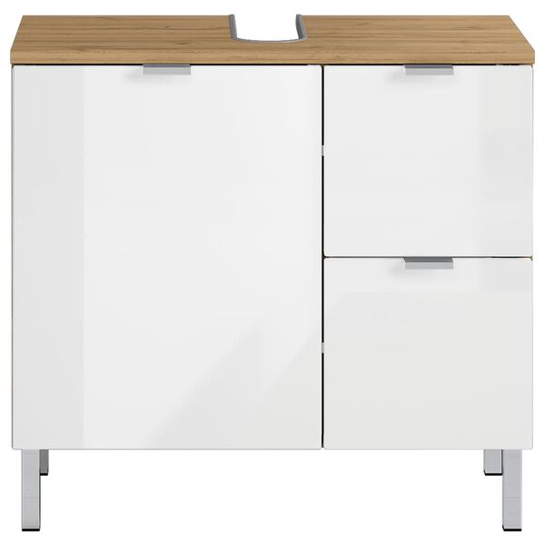 Germania Wash Basin Base Cabinet GW-Mauresa 60x34x56 cm White and Grandson-oak