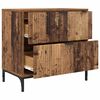 vidaXL Bedside Table Old wood 63.5 x 36 x 61 cm Engineered wood