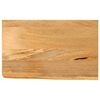 vidaXL Table Top Live Edge 60x30x2.5 cm Solid Wood Mango