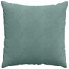 vidaXL Sofa Pillows 2 pcs Sea Green 80 x 80 cm Corduroy Fabric