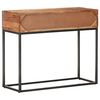 vidaXL Console Table 90x35x75 cm Rough Acacia Wood