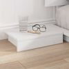 vidaXL Bed Frame with Headboard with Storage Brown 135 x 190 cm Wood