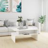 vidaXL Coffee Table White 90x60x42.5 cm Engineered Wood