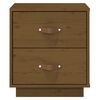 vidaXL Bedside Cabinets 2 pcs Honey Brown 40x34x45 cm Solid Wood Pine