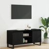 vidaXL TV Cabinet Black Oak 104 x 35 x 50 cm Engineered Wood