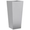 vidaXL Garden Planter 35x35x75 cm Galvanised Steel