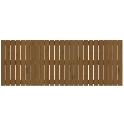 vidaXL Wall Headboard Honey Brown 159.5x3x60 cm Solid Wood Pine
