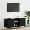 vidaXL TV Cabinet Black Oak 104 x 35 x 50 cm Engineered Wood