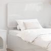 vidaXL Headboard Gloss White 75 cm Engineered wood