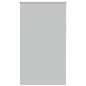 vidaXL Roller Blind Blackout Light Grey 130x230 cm Fabric Width 126.6 cm Polyester