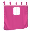 vidaXL Curtains for Loft Bed Pink Polyester