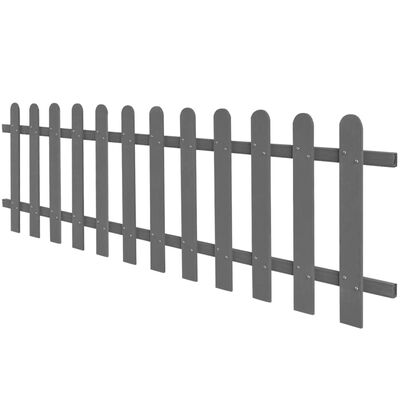 vidaXL Picket Fence WPC 200x60 cm