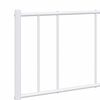 vidaXL Metal Bed Frame without Mattress with Headboard White 120x190cm