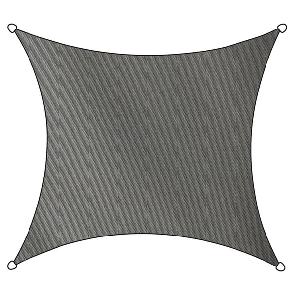 Livin'outdoor Shade Cloth Como Polyester Square 5x5 m Grey