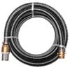 vidaXL Suction Hose | Black | Plastic | 15m | Durable | Suction Hose