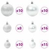 vidaXL Artificial Christmas Tree with 300 LEDs White 210 cm PE and PVC