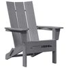 vidaXL Garden Chair 3 pcs Light Grey 80.5 x 74.5 x 92 cm Polyethylene