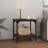 vidaXL Side Table Brown Oak 40x30x42 cm Engineered Wood