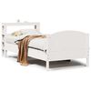 vidaXL Bed Frame without Mattress White 90x200 cm Solid Wood Pine