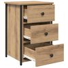 vidaXL Bedside Cabinet 2 pcs Brown 40 x 36 x 60 cm Solid Reclaim Wood