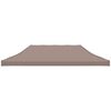 vidaXL Party Tent Roof 6x3 m Taupe 270 g/m&sup2;