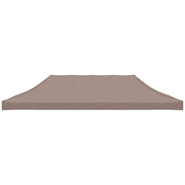 vidaXL Party Tent Roof 6x3 m Taupe 270 g/m&sup2;