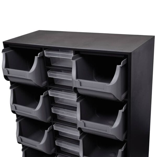 17-Drawer Tool Storage Organizer for Workshop Garage