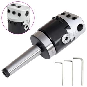 vidaXL F1-12 50 mm Boring Head with MT2-M10 Boring Shank for Lathe Milling