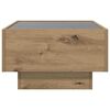 vidaXL Coffee Table Artisan oak 50 x 50 x 30 cm Engineered wood