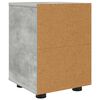 vidaXL Bedside Table Concrete Grey 30.5 x 30 x 43 cm Engineered Wood