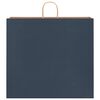 vidaXL Paper Bags 250 pcs with Handles Blue 54x15x49 cm