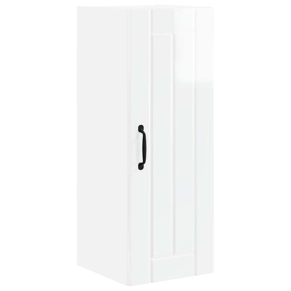 vidaXL Kitchen Cabinet High Gloss White 30 x 31 x 80 cm