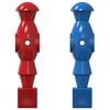 vidaXL Foosball Table Players 22 pcs Blue and Red 2.4 x 2.1 x 9.7 cm