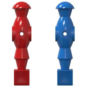 vidaXL Foosball Table Players 22 pcs Blue and Red 2.4 x 2.1 x 9.7 cm