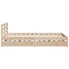 vidaXL Bed Frame without Mattress 160x200 cm Solid Wood Pine