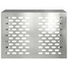 vidaXL Air Conditioner Cover Silver 100 x 50 x 70 cm Galvanised Steel