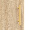 vidaXL Wall Mounted Cabinets 2 pcs Sonoma Oak 69.5x34x90 cm
