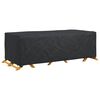 vidaXL Furniture Cover Plain Black 300 x 110 x 70 cm 210D