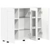 vidaXL Sideboard with Shelf White 55.5 x 29 x 100 cm Engineered Wood