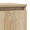 vidaXL Sideboard Sonoma Oak 57x34x76 cm Engineered Wood