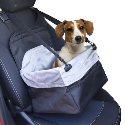 FLAMINGO Dog Car Seat Ula Grey 41x36x25 cm