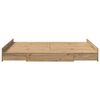 vidaXL Storage Bed Frame Artisan Oak 150 x 200 cm Engineered Wood