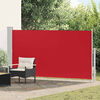 Patio Terrace Side Awning 160 x 300 cm Red