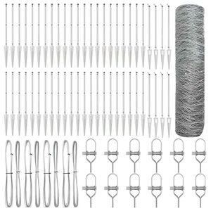 vidaXL Fence Post Silver