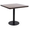 vidaXL Bistro Table Dark Brown 80x80 cm MDF