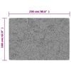 vidaXL Rug Washable 160x230 cm Grey