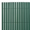 vidaXL Garden Fence Green 150 x 500 cm PVC